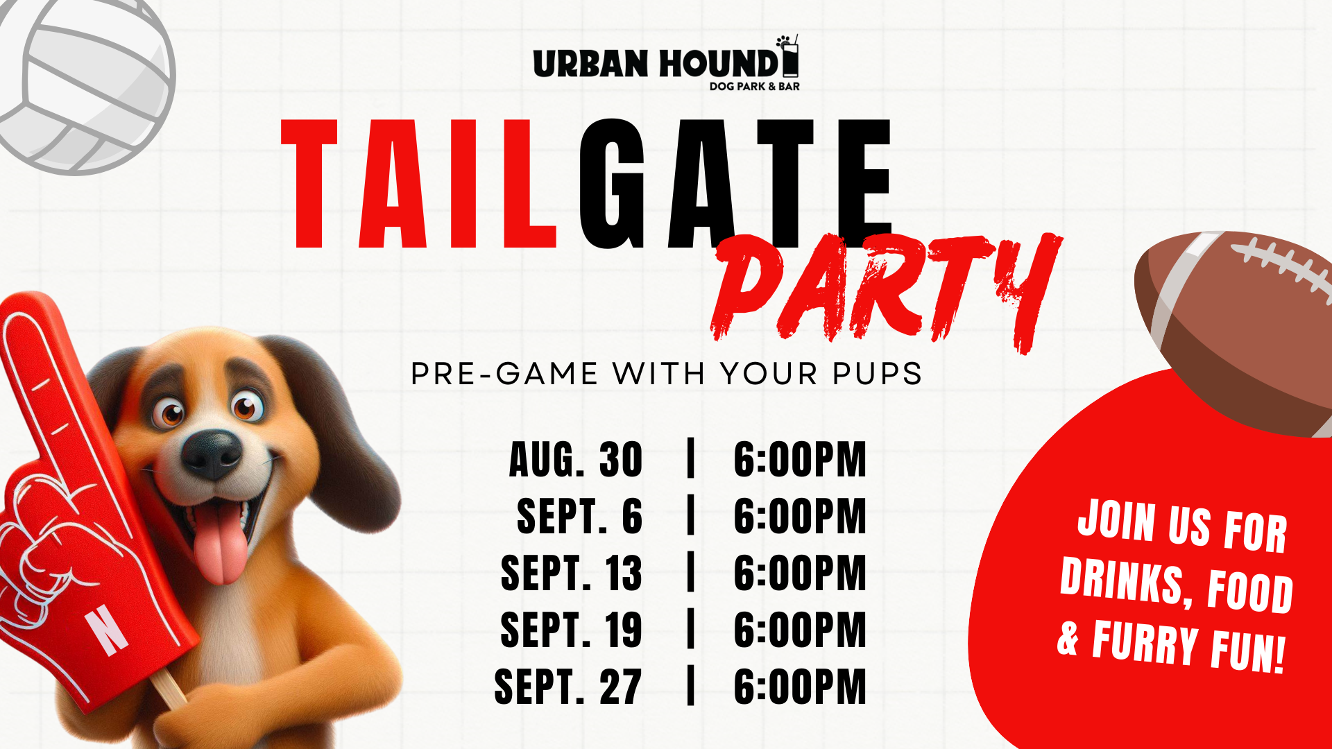 TAILgate Party at Urban Hound