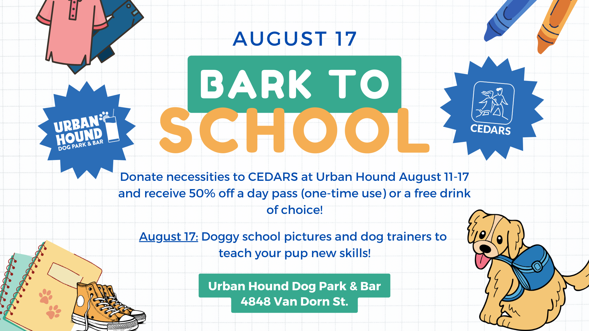 Bark to School event