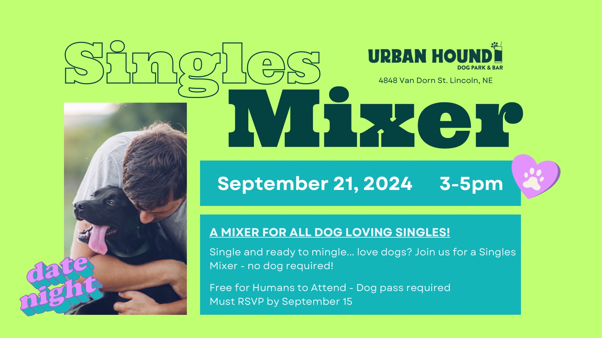 Singles Mixer at Urban Hound